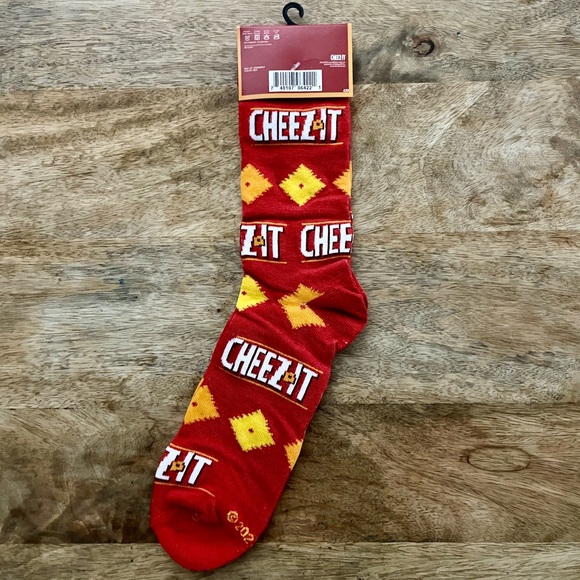 5/$20 NEW Adult Cheez It Crackers Socks - Picture 2 of 3